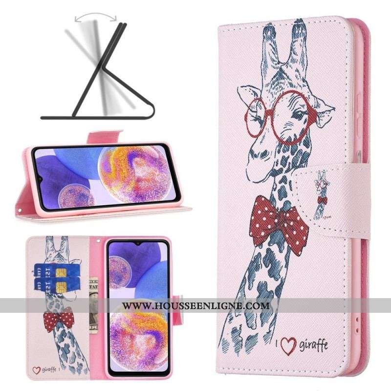 Housse Samsung Galaxy M53 5G Girafe Intello