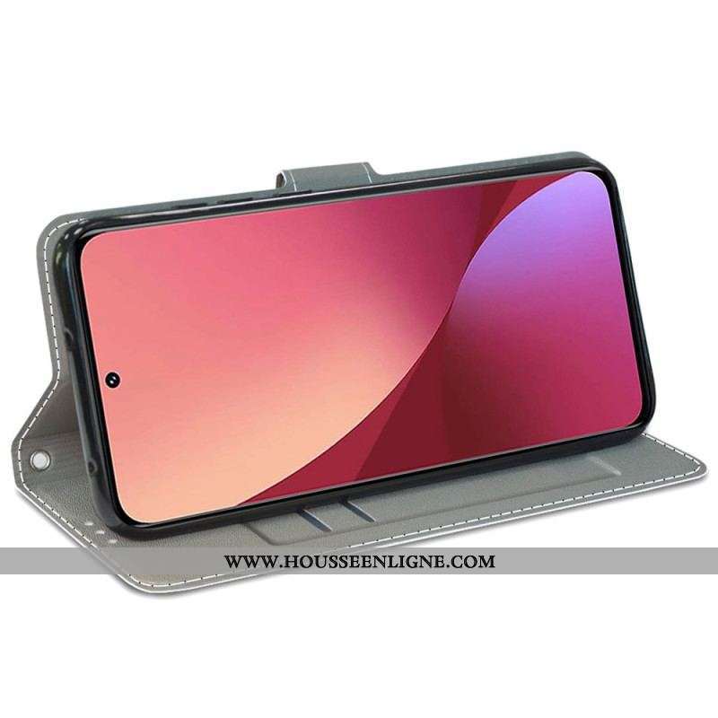 Housse Samsung Galaxy M53 5G Marbre avec Lanière