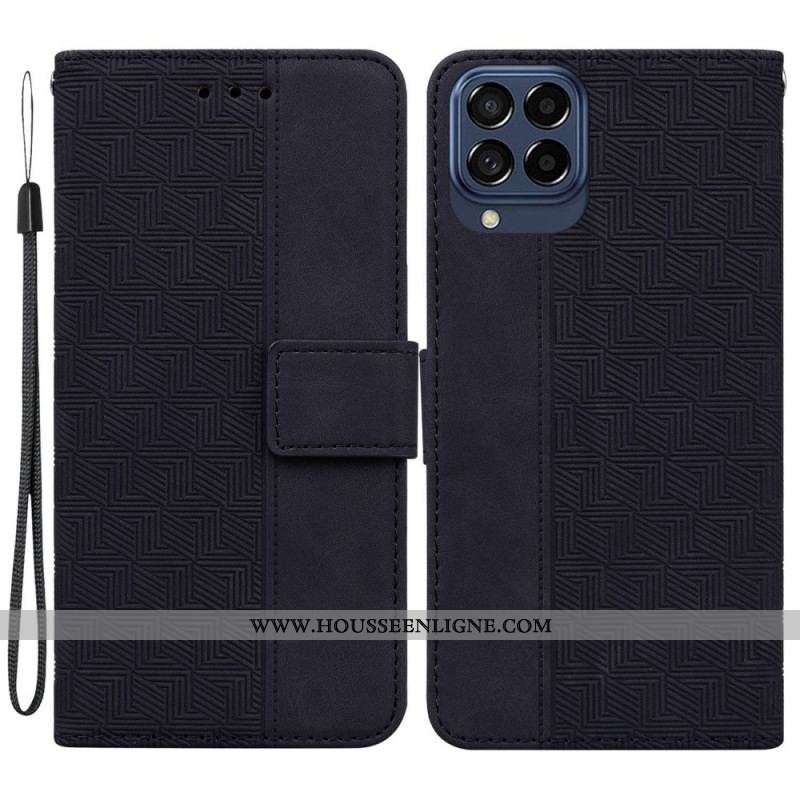 Housse Samsung Galaxy M53 5G Motif à Lanière