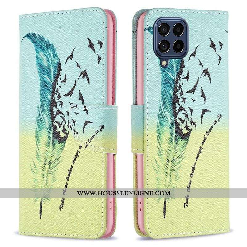 Housse Samsung Galaxy M53 5G Plume