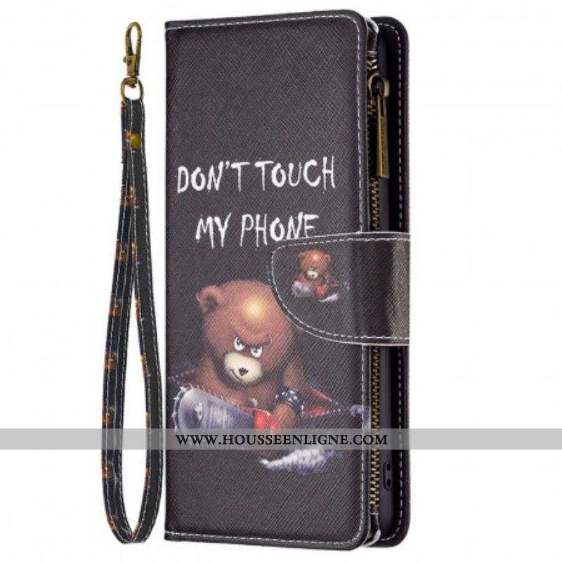 Housse Samsung Galaxy M53 5G Portefeuille Ours