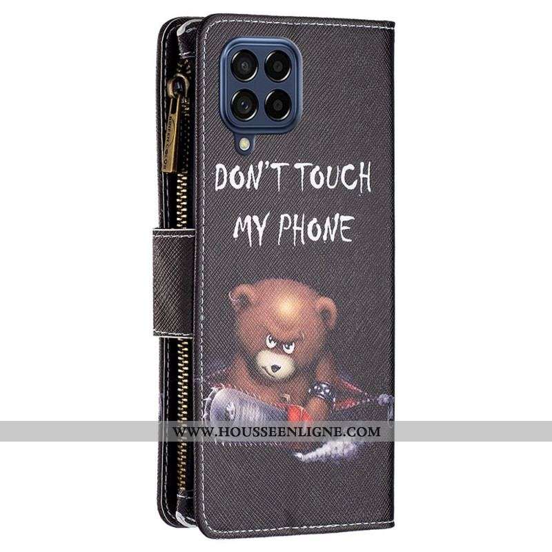 Housse Samsung Galaxy M53 5G Portefeuille Ours