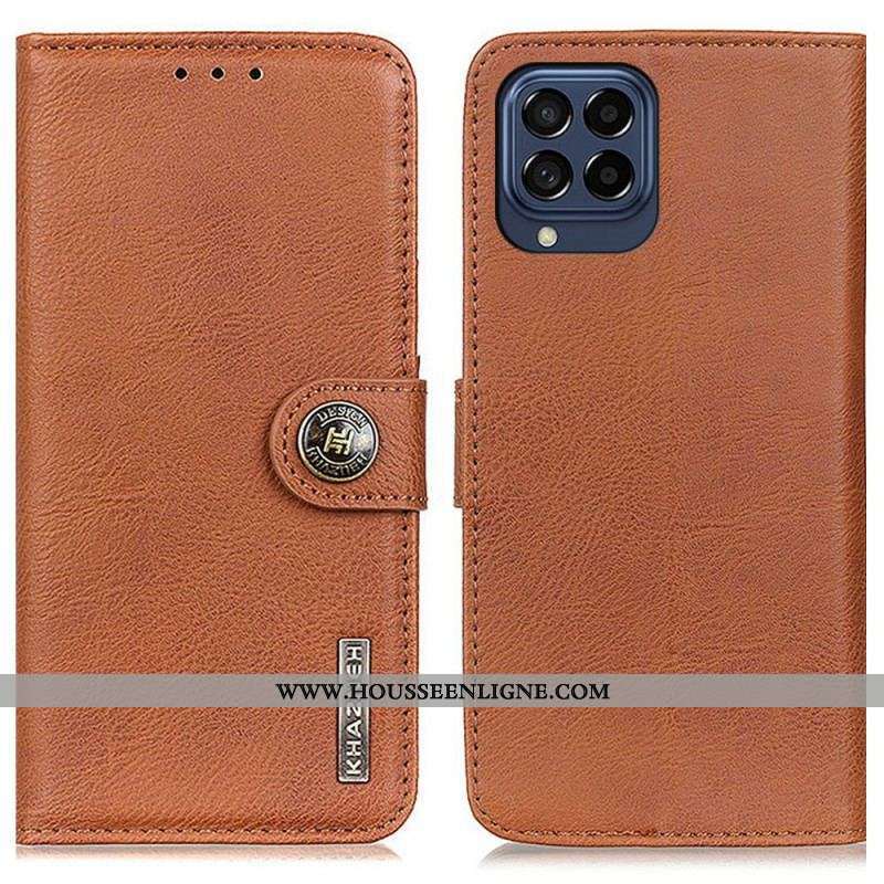 Housse Samsung Galaxy M53 5G Simili Cuir KHAZNEH