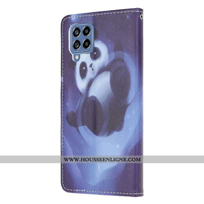 Housse Samsung Galaxy M53 5G Space Panda à Lanière
