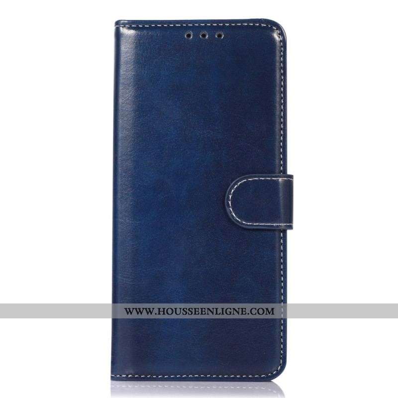 Housse Samsung Galaxy M53 5G Style Cuir et Coutures