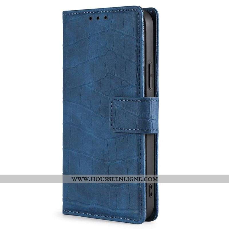 Housse Samsung Galaxy M53 5G Style Peau de Crocodile