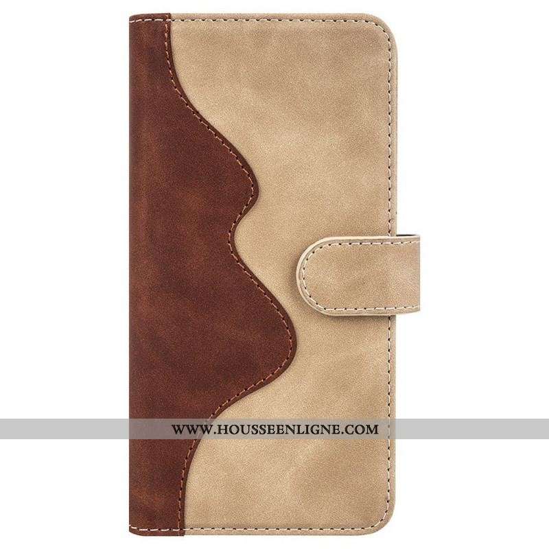 Housse Samsung Galaxy M53 5G Style cuir Vague