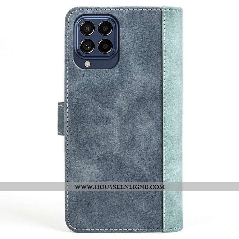 Housse Samsung Galaxy M53 5G Style cuir Vague