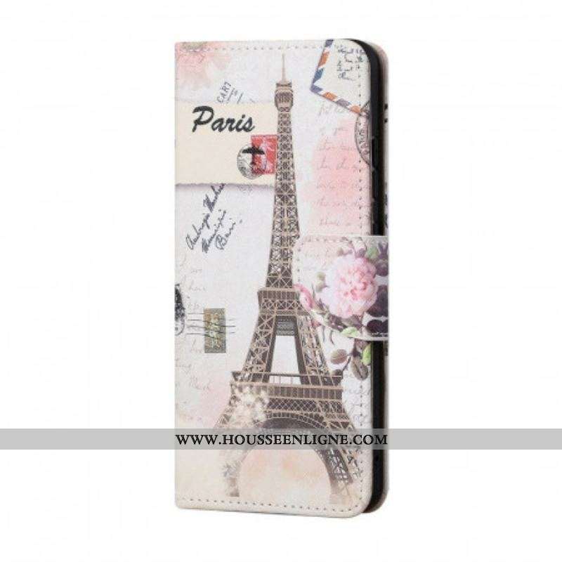Housse Samsung Galaxy M53 5G Tour Eiffel Vintage