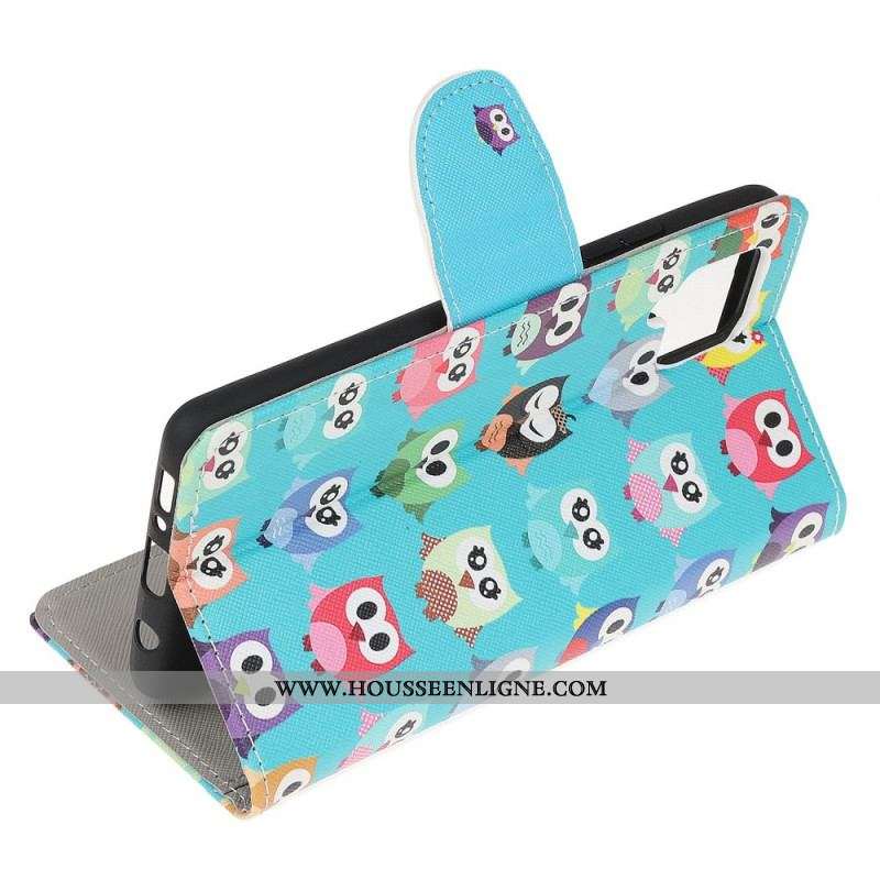 Housse Samsung Galaxy M53 5G Tribu de Hiboux