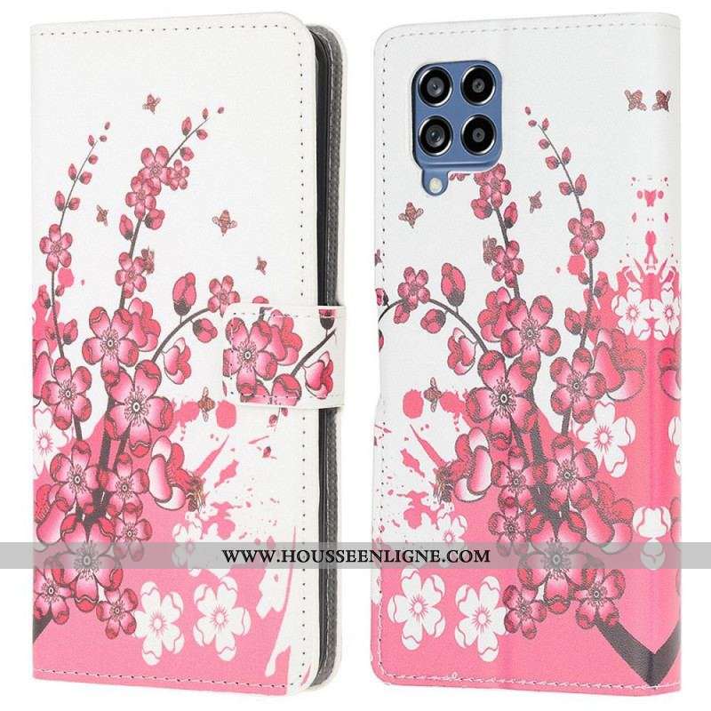 Housse Samsung Galaxy M53 5G Tropical Flowers