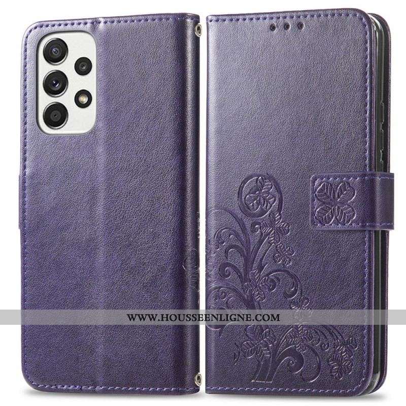 Housse Samsung Galaxy M53 5G Trèfle Quatre Feuilles