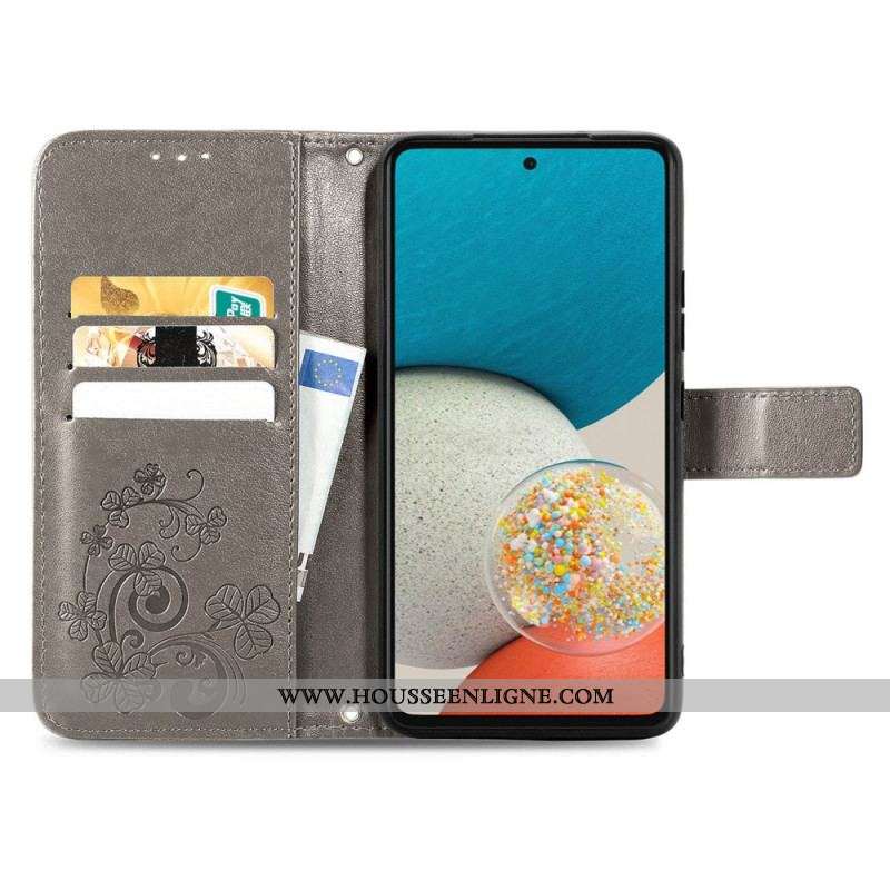 Housse Samsung Galaxy M53 5G Trèfle Quatre Feuilles