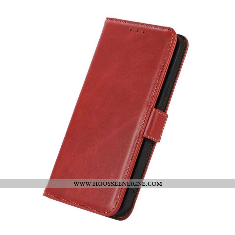 Housse Samsung Galaxy M53 5G Véritable Cuir Fonction RFID