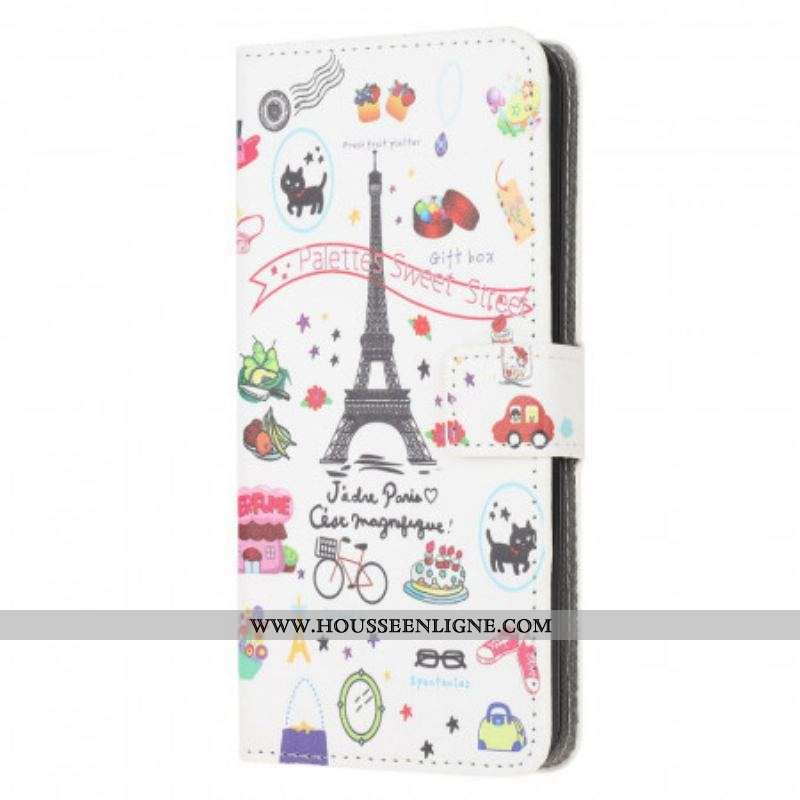 Housse Samsung Galaxy M53 5G j'Aime Paris