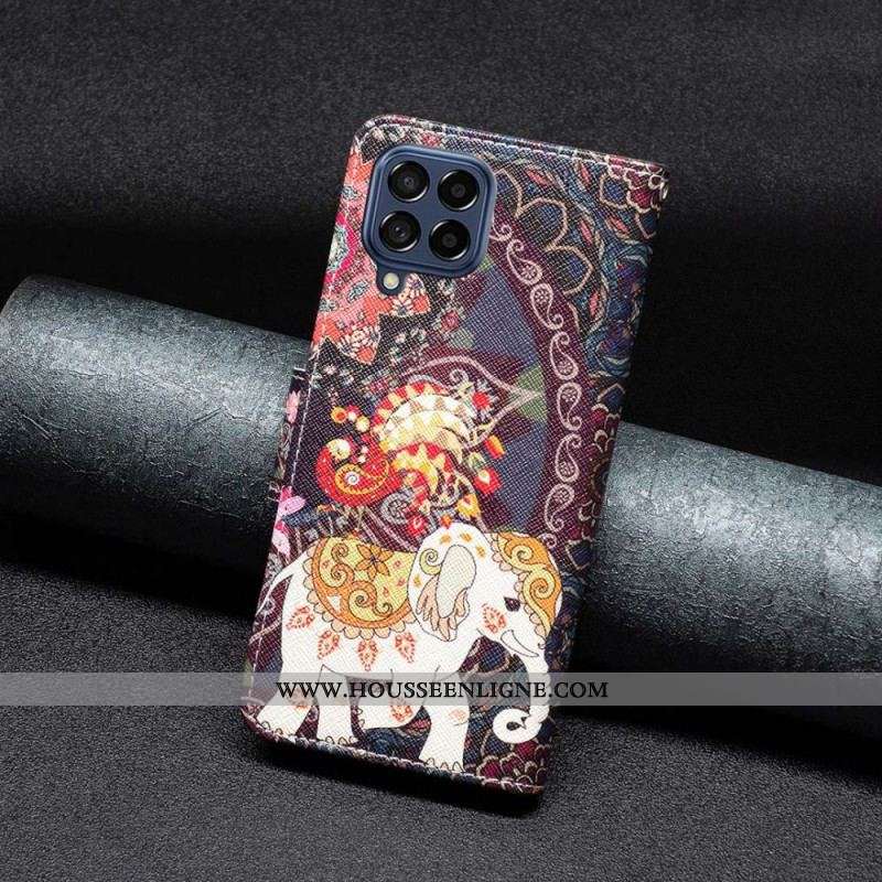 Housse Samsung Galaxy M53 5G Éléphant Indien