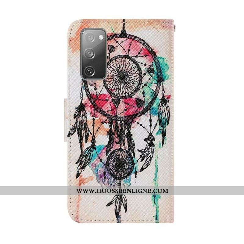 Housse Samsung Galaxy S20 FE Aquarelle Attrape Rêves