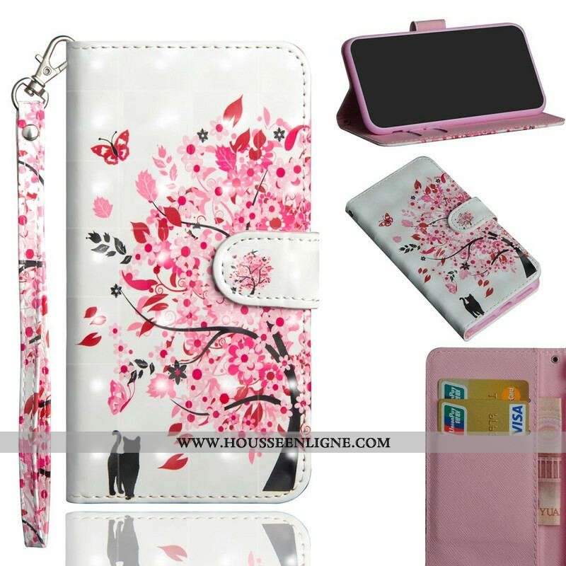 Housse Samsung Galaxy S20 FE Arbre Rose
