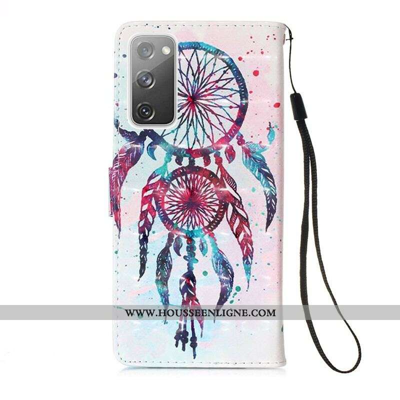 Housse Samsung Galaxy S20 FE Attrape Rêves Aquarelle