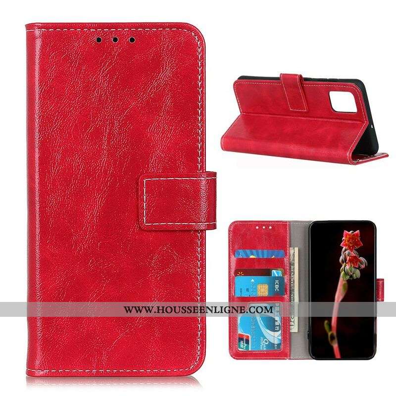 Housse Samsung Galaxy S20 FE Brillante et coutures apparentes