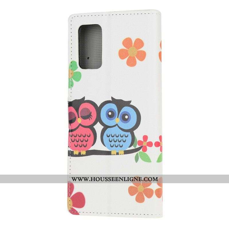 Housse Samsung Galaxy S20 FE Couple de Hiboux