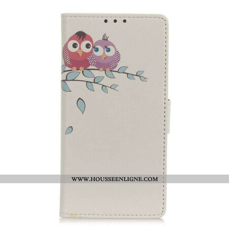 Housse Samsung Galaxy S20 FE Couple de Hiboux sur l'Arbre