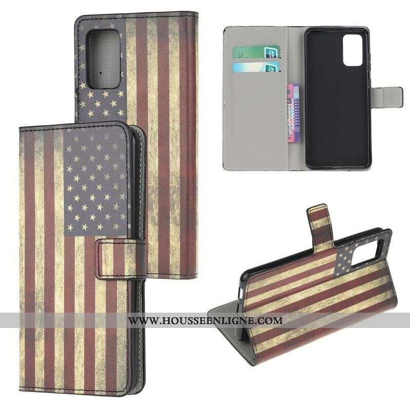 Housse Samsung Galaxy S20 FE Drapeau Américain