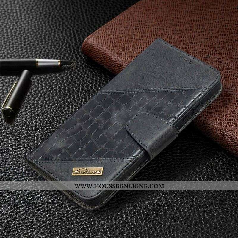 Housse Samsung Galaxy S20 FE Effet Peau de Crocodile Classique