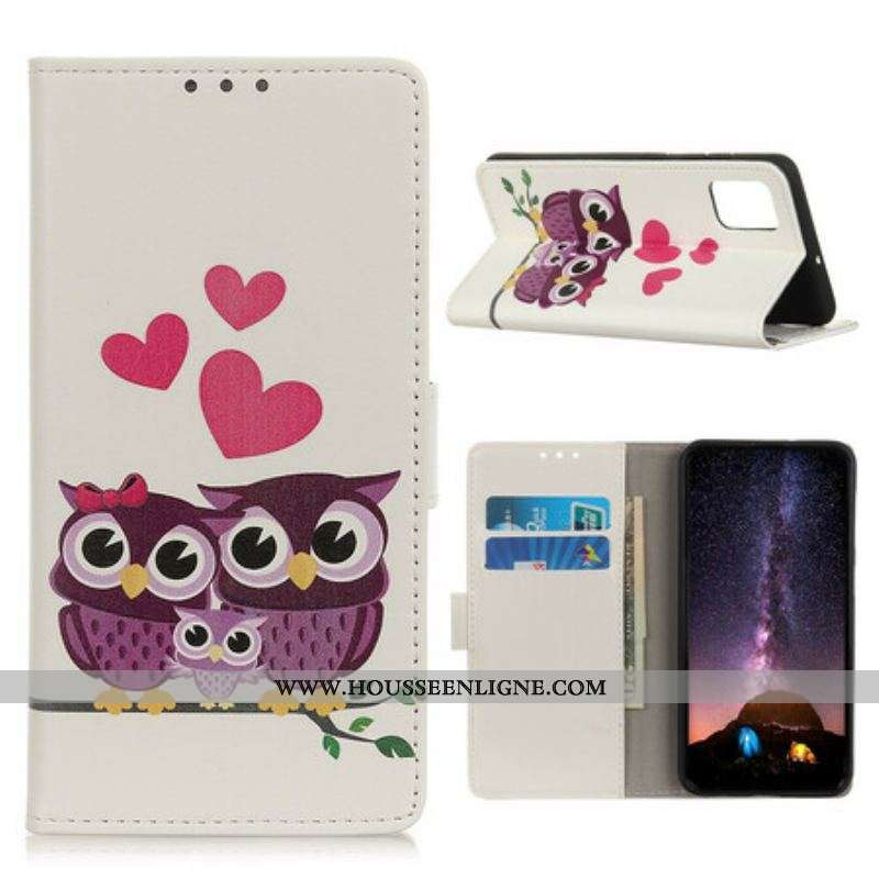 Housse Samsung Galaxy S20 FE Famille de Hiboux