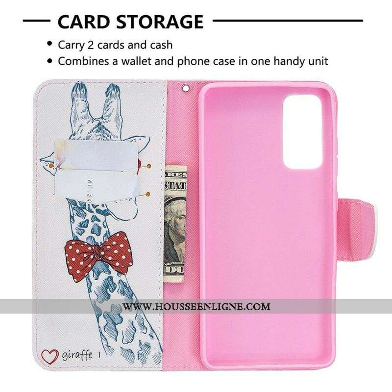 Housse Samsung Galaxy S20 FE Girafe Intello