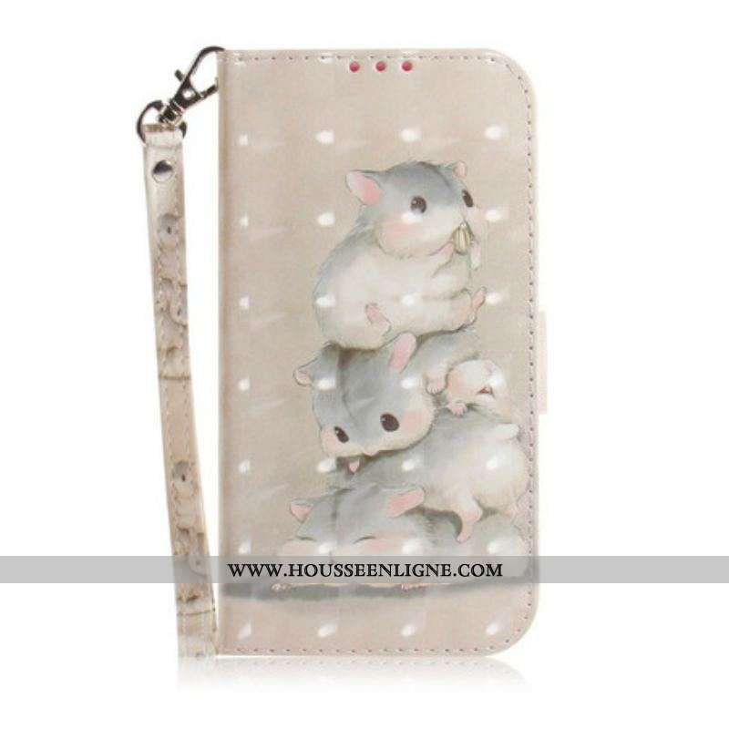 Housse Samsung Galaxy S20 FE Hamsters à Lanière