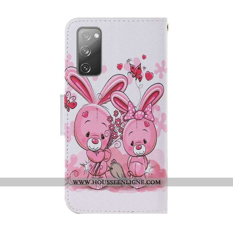 Housse Samsung Galaxy S20 FE Lapins