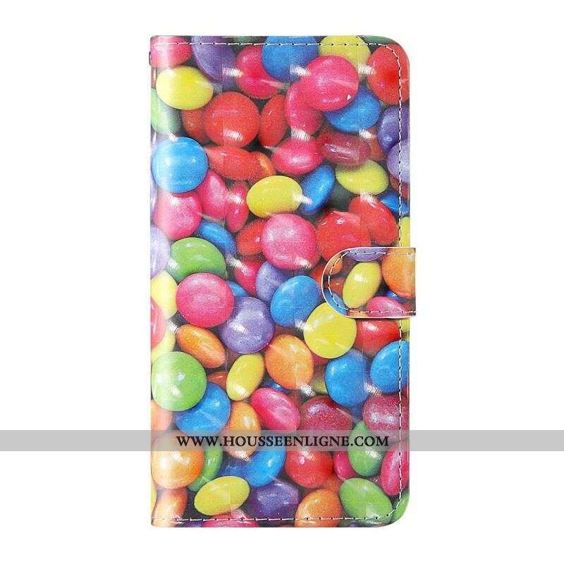 Housse Samsung Galaxy S20 FE Light Spot Bonbons avec Lanière