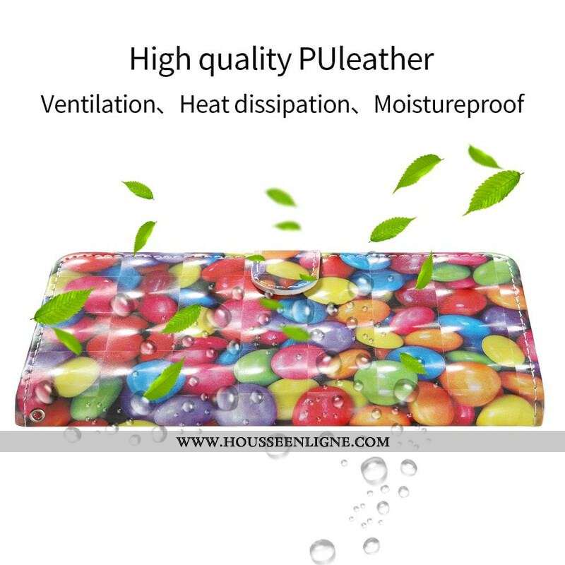 Housse Samsung Galaxy S20 FE Light Spot Bonbons avec Lanière