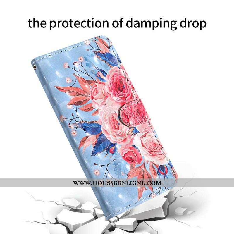 Housse Samsung Galaxy S20 FE Light Spot Romantique avec Lanière