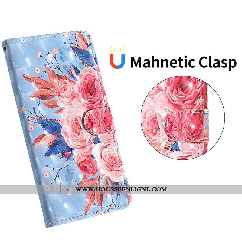 Housse Samsung Galaxy S20 FE Light Spot Romantique avec Lanière