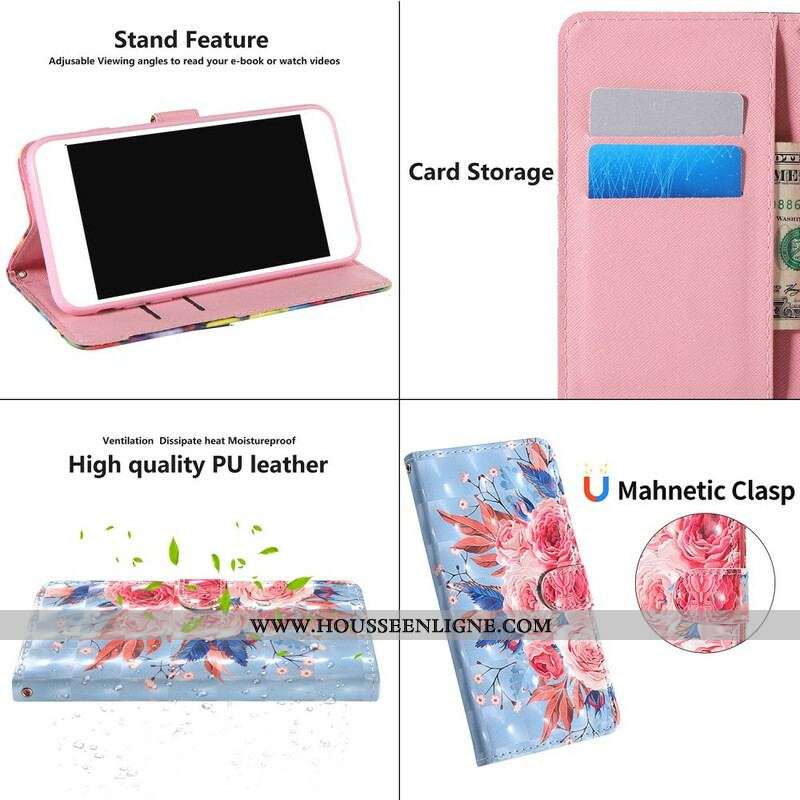 Housse Samsung Galaxy S20 FE Light Spot Romantique avec Lanière