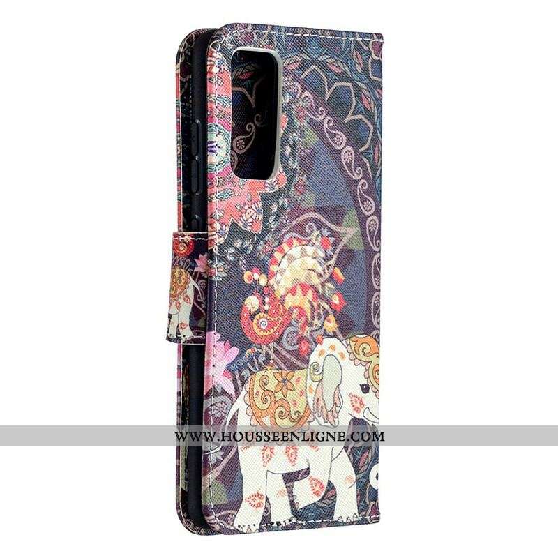 Housse Samsung Galaxy S20 FE Mandala Éléphants Ethniques