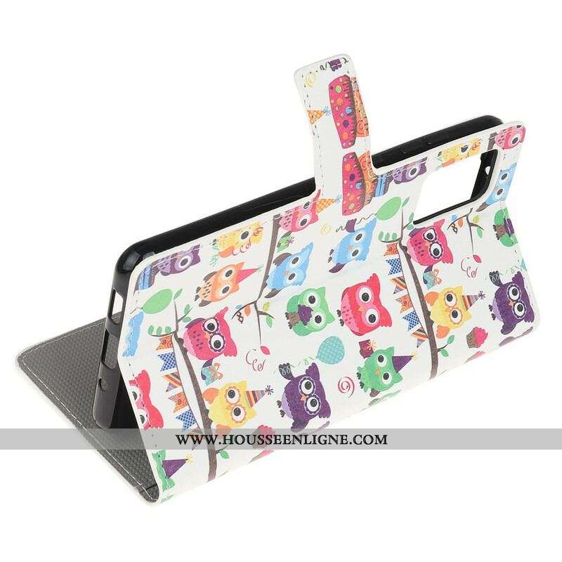 Housse Samsung Galaxy S20 FE Multiples Hiboux