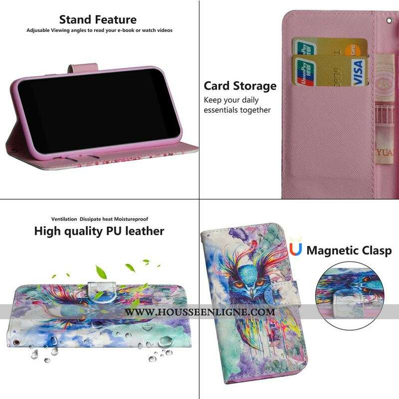 Housse Samsung Galaxy S20 FE Oiseau Aquarelle