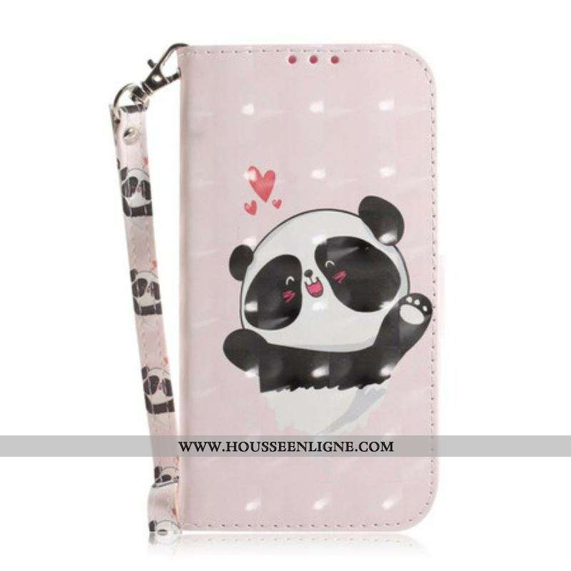Housse Samsung Galaxy S20 FE Panda Love à Lanière