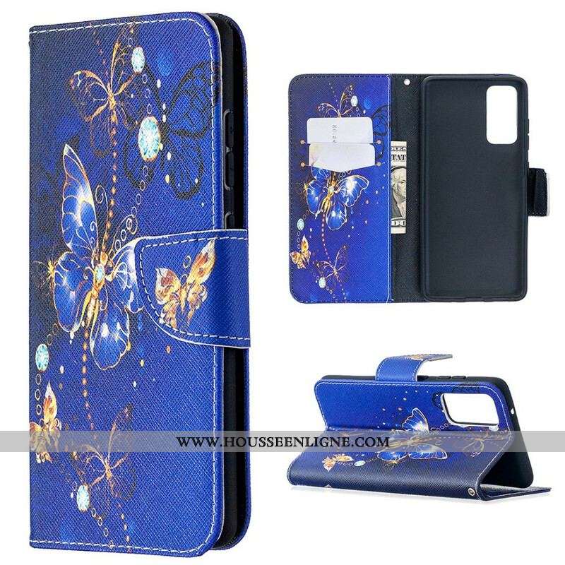 Housse Samsung Galaxy S20 FE Papillons Rois