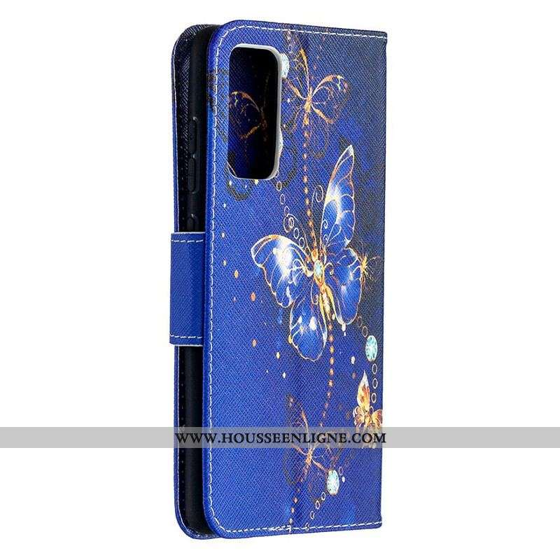 Housse Samsung Galaxy S20 FE Papillons Rois