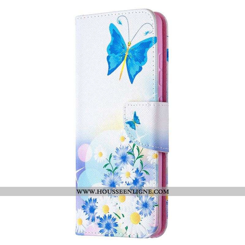 Housse Samsung Galaxy S20 FE Papillons et Fleurs Peints