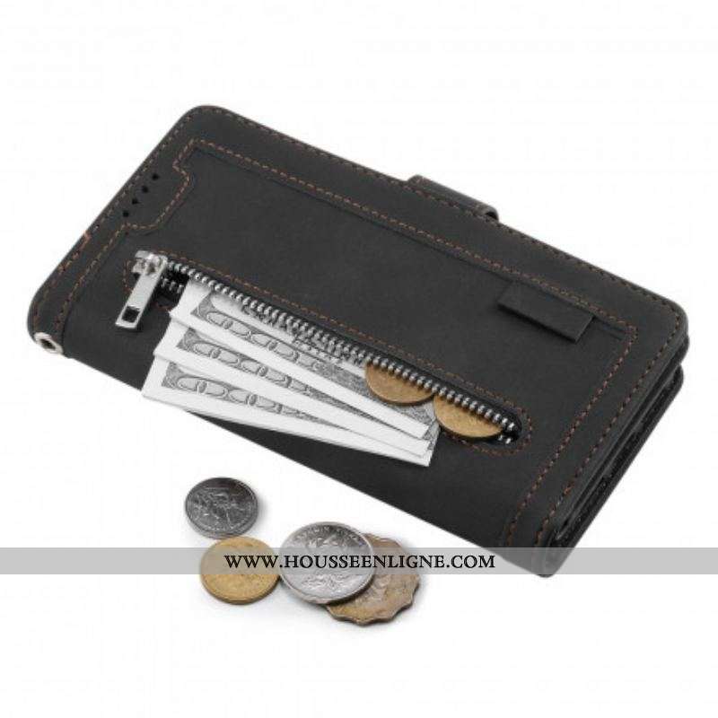 Housse Samsung Galaxy S20 FE Simili Cuir Bicolore Contours Renforcés