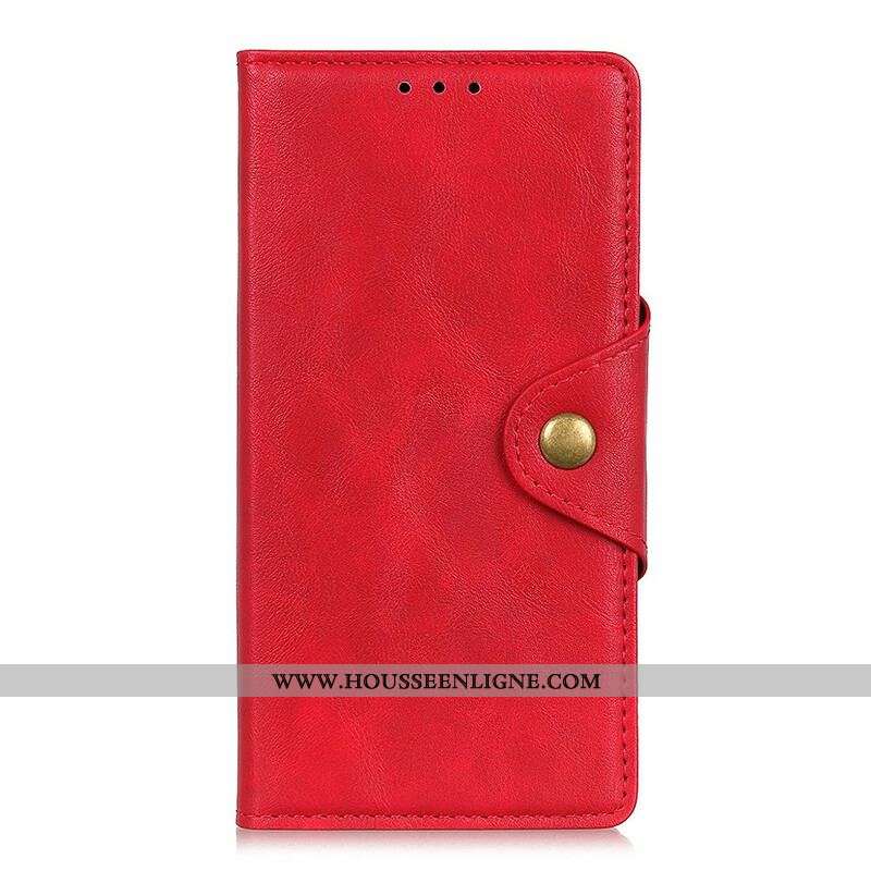 Housse Samsung Galaxy S20 FE Simili Cuir Bouton