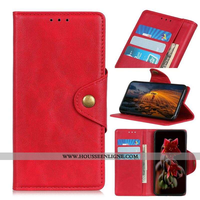Housse Samsung Galaxy S20 FE Simili Cuir Bouton