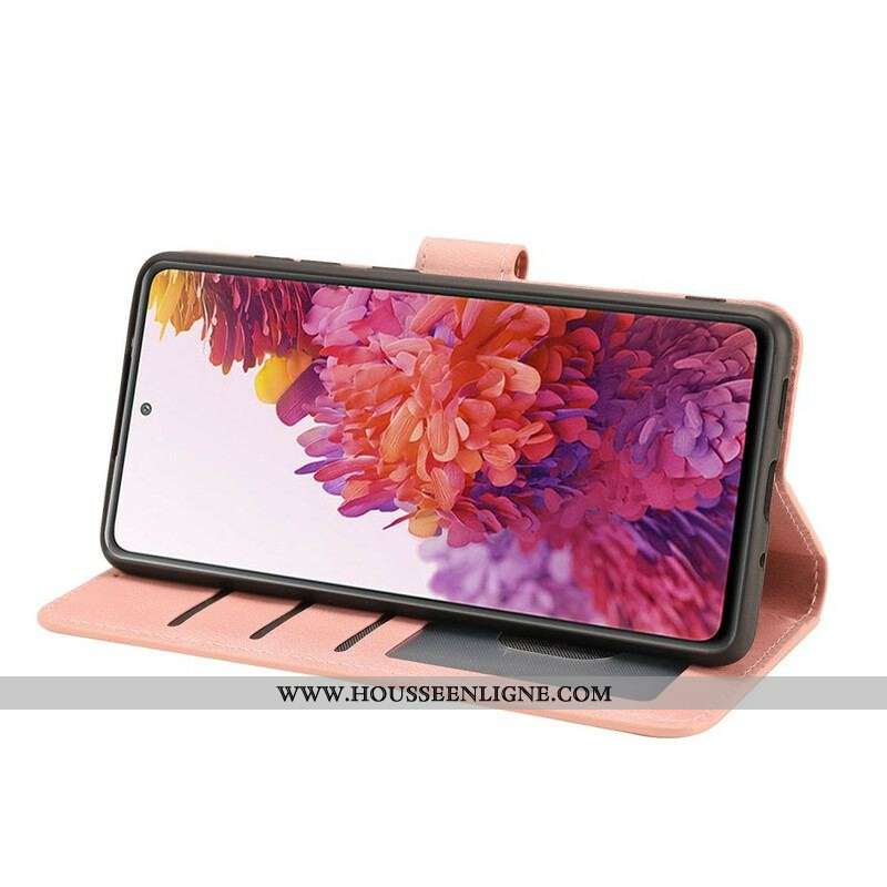 Housse Samsung Galaxy S20 FE Simili Cuir Vintage Classique