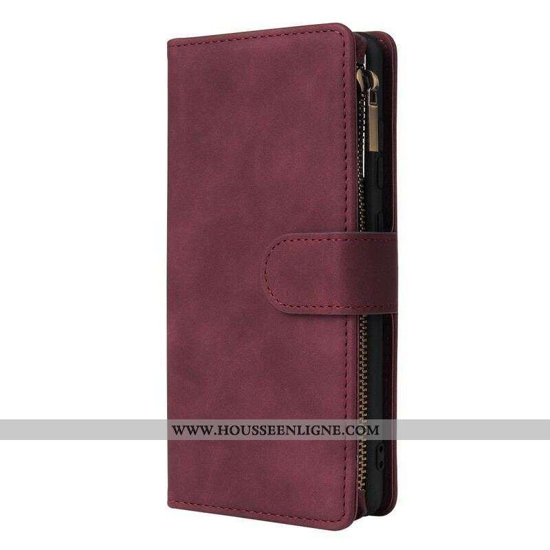 Housse Samsung Galaxy S20 FE Style Cuir Multi-Cartes avec Lanière