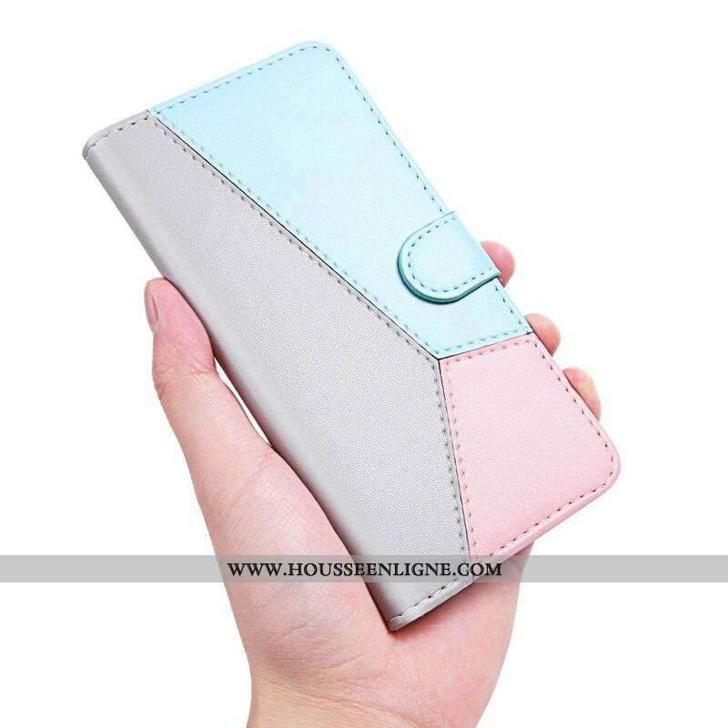 Housse Samsung Galaxy S20 FE Style Cuir Tricolore